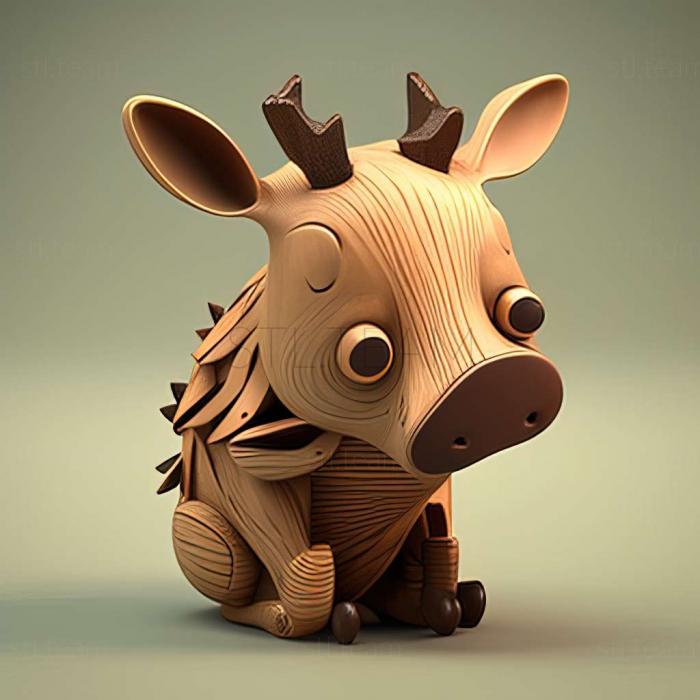 3D model Lil Bab famous animal (STL)